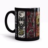 Foreign trade totem rights game -changing cup family flag, fever reaction, temperature ceramic coffee mug cup