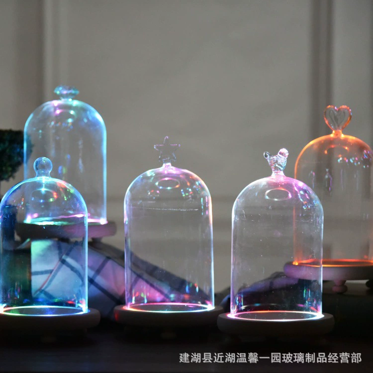 Glass creative constructor, colorful aromatherapy, dust cover, (Cross-border trading)