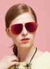 Factory direct selling fox heads colorful reflective coating color film Fashion polarized sunglasses sunglasses polarizer wholesale
