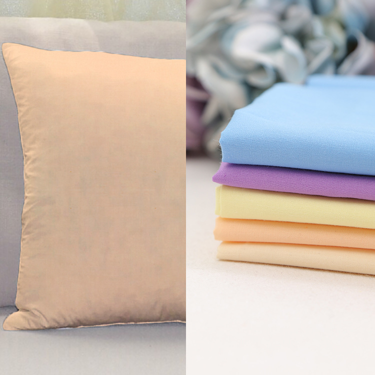 厂家直销 新款春夏染色里布45*45TC混纺面料 箱包台布涤棉布料