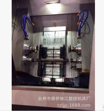 数控车床双头机床 高效率双头粗数控机床 双头送料精雕机数控机床