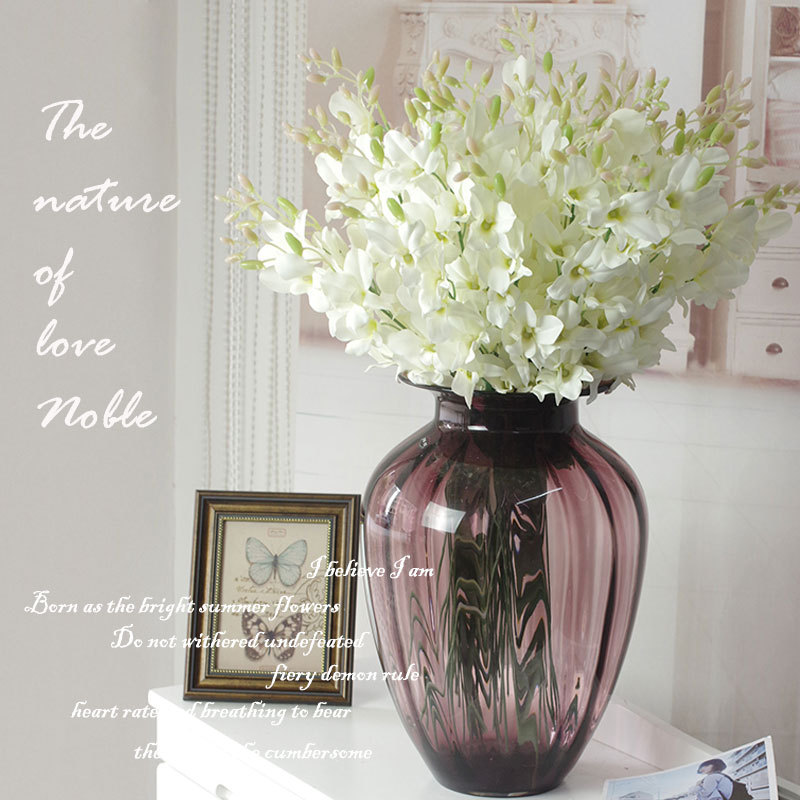 High simulation Wedding celebration decorate Home Furnishing shot prop Artificial flowers silk flower Artificial flower Small ocean orchid