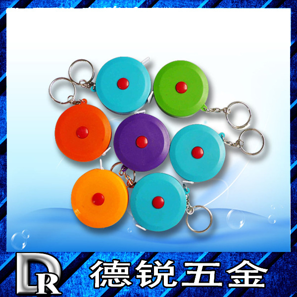 伸缩型卷尺 迷你塑料尺子测量卷尺 量衣皮尺 礼品尺 1.5米 可定制