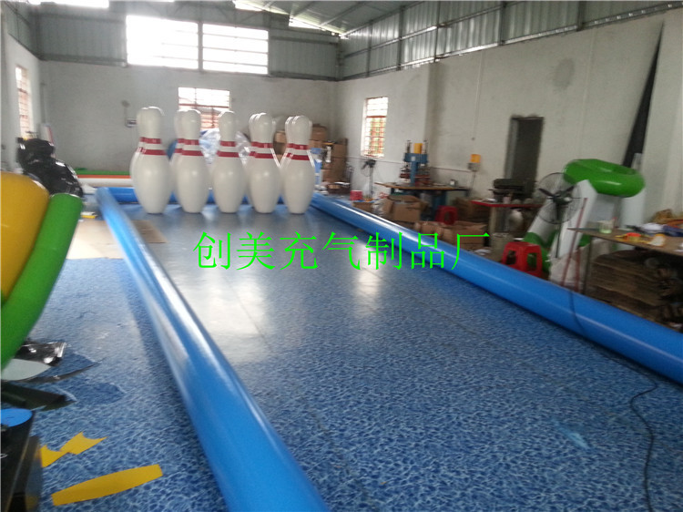 大型充气人体保龄球  趣味运动会保龄球道具  PVC充气保龄球模型