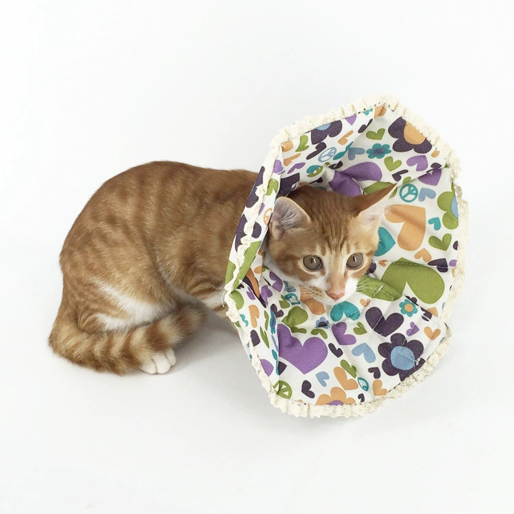 Kizaizi Elizabeth нагрудник с защитой от царапин кольцо для домашних животных из Оксфордской ткани воротник с защитой от облизывания раны