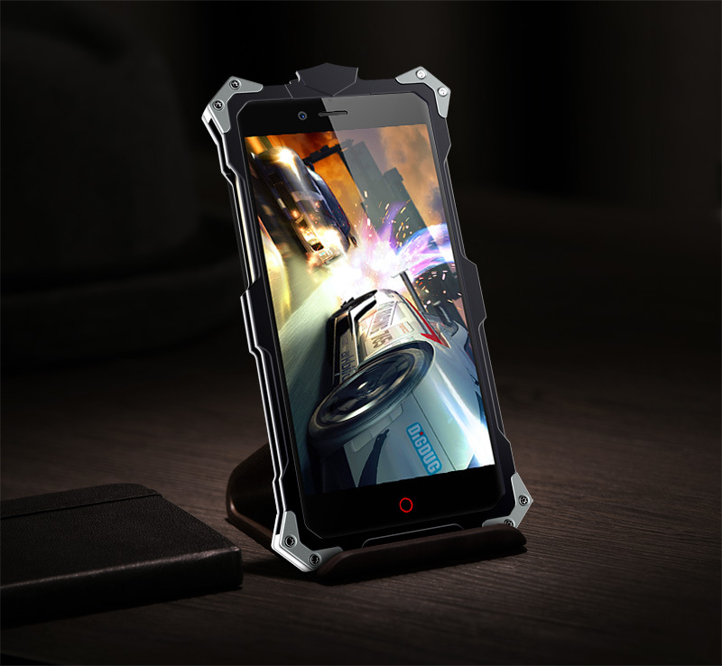 SIMON THOR Aviation Aluminum Alloy Shockproof Armor Metal Case Cover for ZTE nubia Z11 mini S