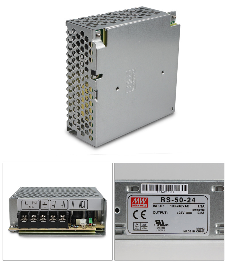 ȫ��ԭװ̨��MEAN WELL��γ���ص�Դ RS-50-24 50W 24V 2.2A �ֻ�
