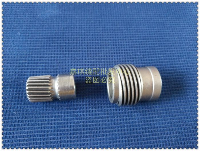 缝纫机配件 银箭747/757包缝机/拷边机 KT04/KD17 油泵蜗轮