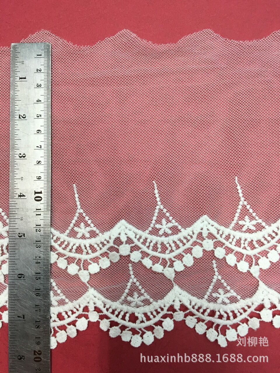 工厂直销 棉线网布刺绣条码 软网剪网棉线双层水溶条码 热销款