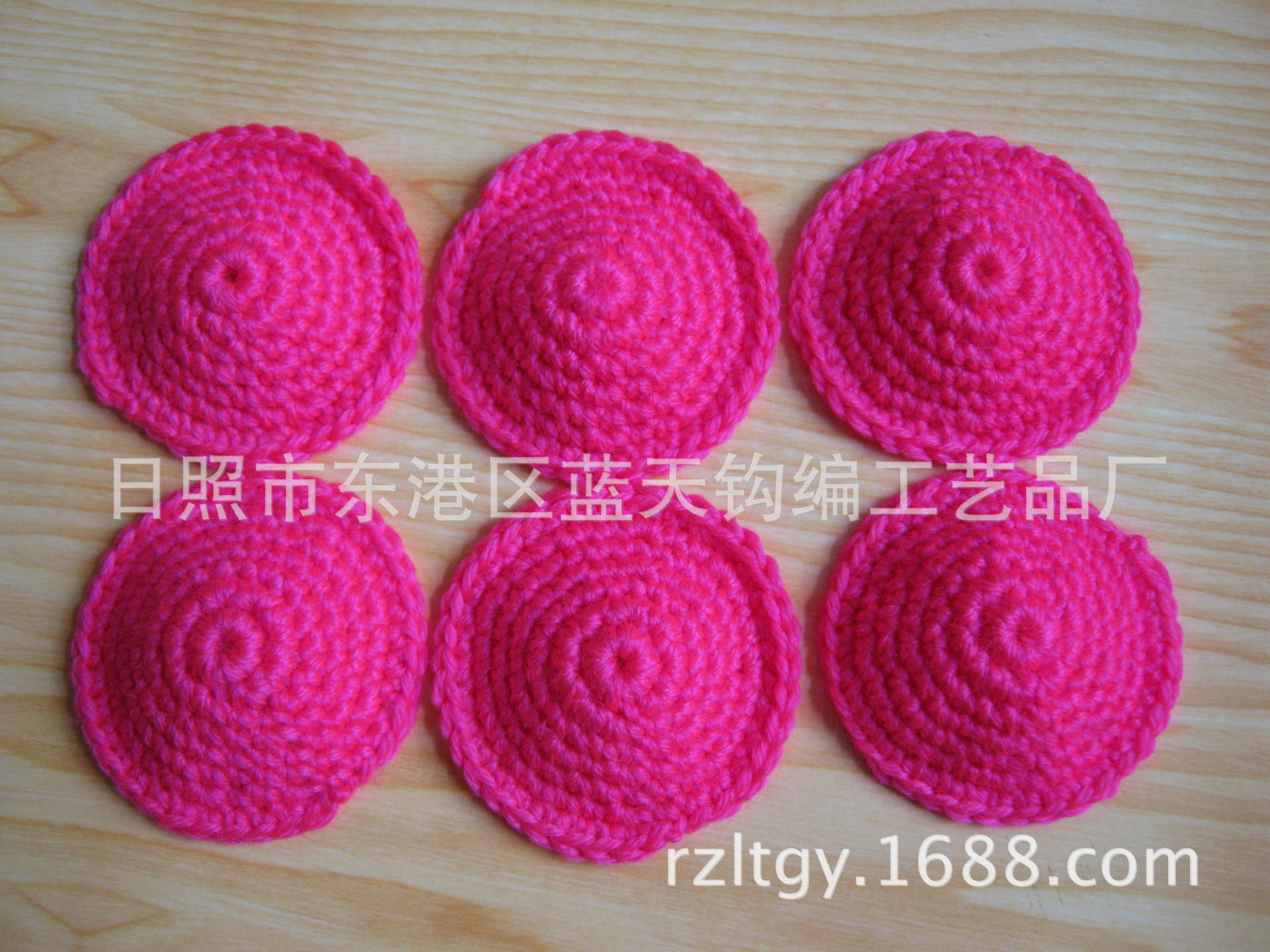 供应手钩花、手编花、棉线钩花