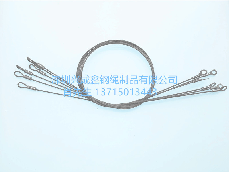 专业生产钢丝绳保险绳 钢丝绳拉索 钢丝绳吊码 钢丝绳控制线厂家