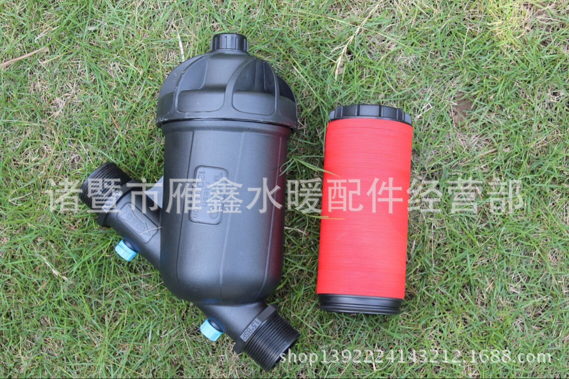 叠片过滤器 塑料Y型滴灌过滤设备农业浇灌过滤1.2—2.5寸喷灌灌溉