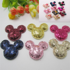 Factory Wholesale Bead Mickey Cartoon Pattern Children Hair Accessories Hair Pin Accessories