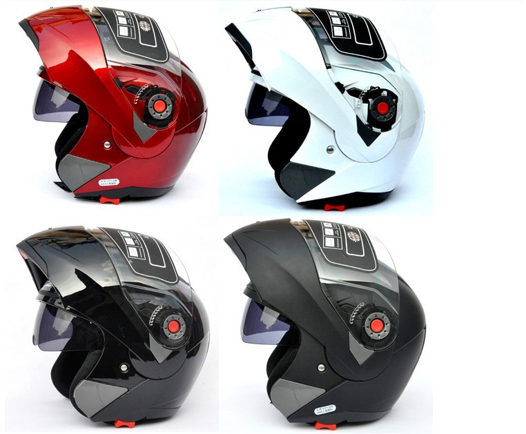 摩托车头盔 双镜片头盔 全盔 揭面盔 组合盔 跑盔正品捷凯105