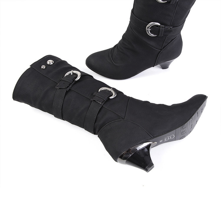 Bottes femme 15BL en PU artificiel - Ref 3354716 Image 2