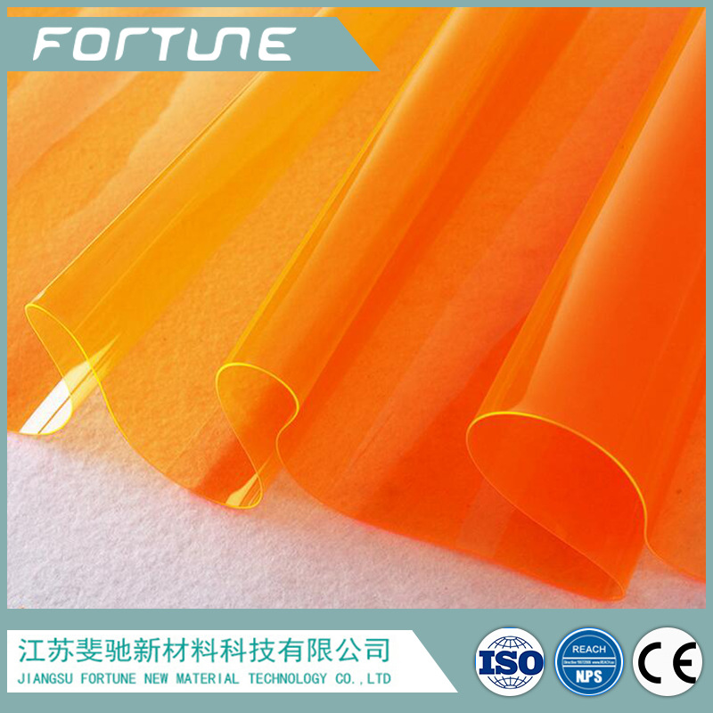 斐驰  pvc颜色塑料软膜  荧光透明膜 玩具充气膜  厂家直销