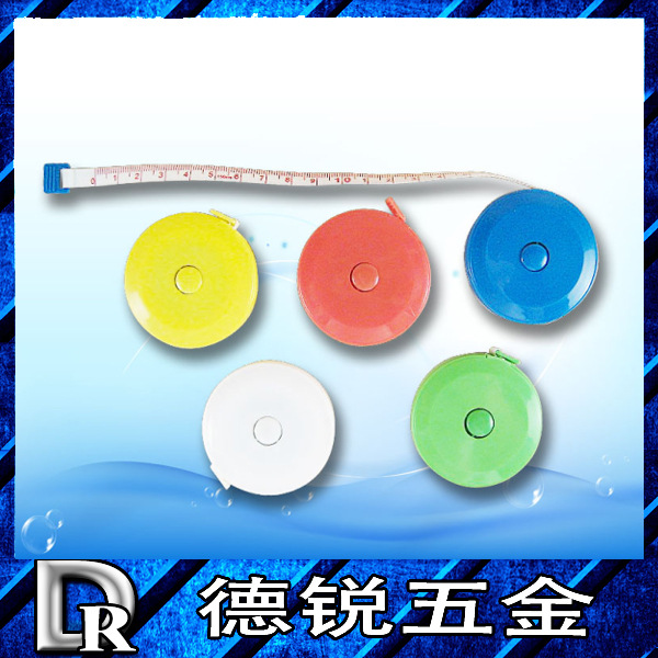 定作LOGO可爱伸缩型塑料小卷尺量衣尺软尺皮尺小礼品尺子1.5米
