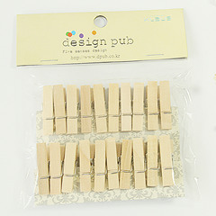 Small wooden clips, clips, children's clips, memo clips, photo clips, home and daily use 3.5*0.7