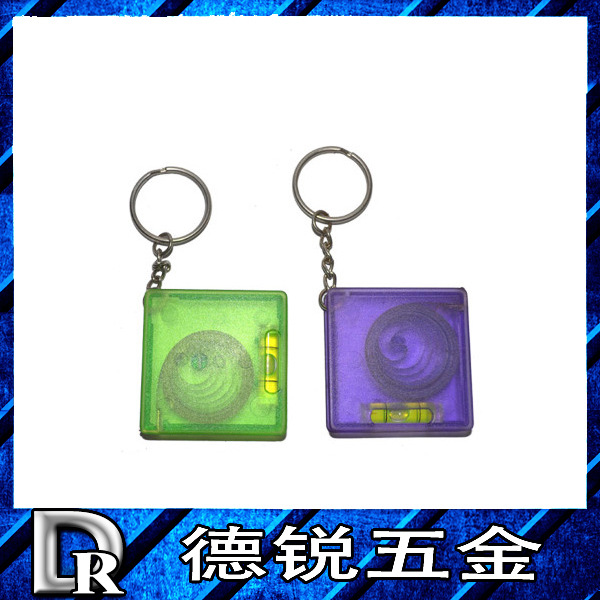 余姚卷尺厂家 自动伸缩钥匙扣圆形软卷尺 礼品尺 塑料正方形卷尺