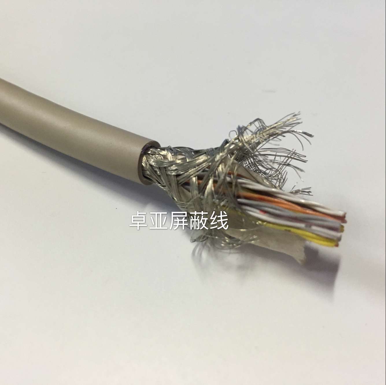 日本进口20276贝吉色柔性拖链多芯对绞机器人屏蔽线40芯*28AWG