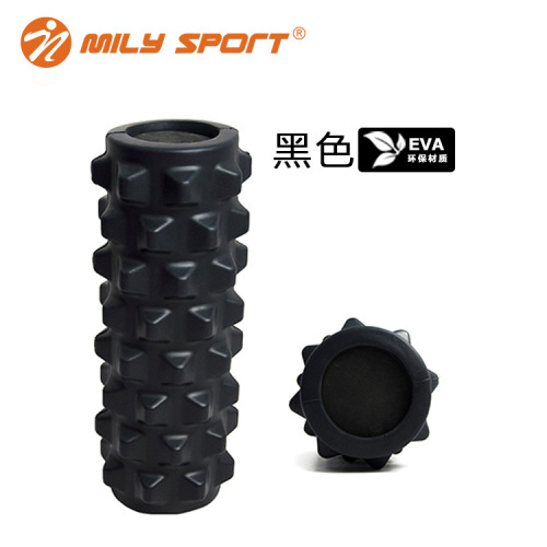 EVA Wolf Tooth Baton Solid Pole Solid Yoga Pole Solid EVA Foam Roller Deep Fascia Massage Roller Can be Shipped
