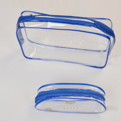 義烏廠家專業生産PVC立體化妝品包裝袋PVC套裝指甲油袋子