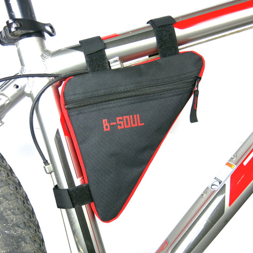New Saddle Bag Cycling Bicycle Mountain Bike Bag Triangular Tool Bag Top Tube Crossbar Bag Cycling Equipment Accessories