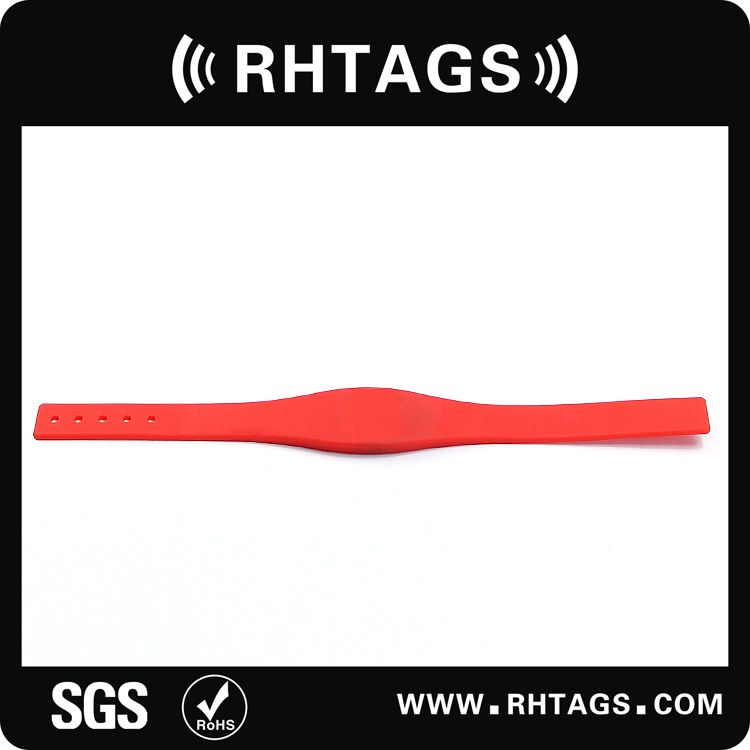 (定制)RFID硅胶腕带,M1手腕,IC芯片,EM手表卡，NFC手表卡