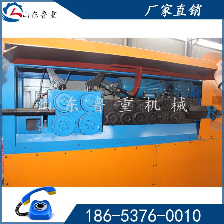 鲁重机械数控弯箍机全自动双线式钢筋调直弯箍机 液压钢筋折弯机