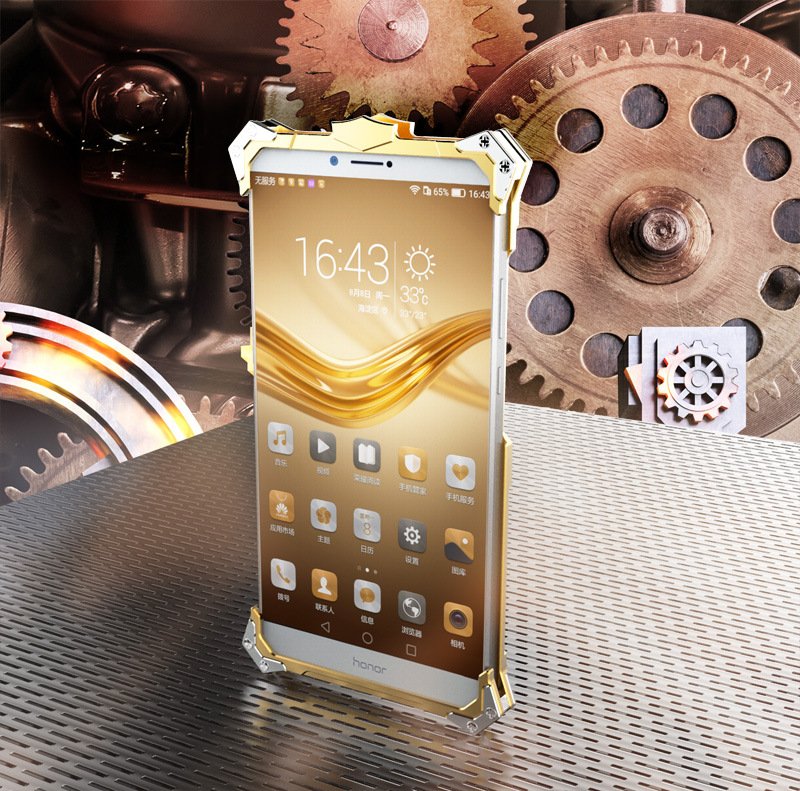 SIMON THOR Aviation Aluminum Alloy Shockproof Armor Metal Case Cover for Huawei Honor Note 8