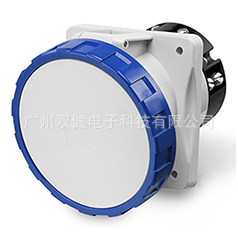 418.12563 暗装斜式插座125A-6H|2P+E|230V|防水工业插座|IP67