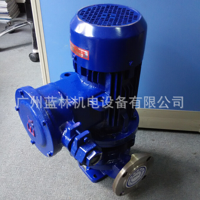 不锈钢防爆管道泵IHGB65-125A防爆立式管道泵 2.2kw防爆管道泵