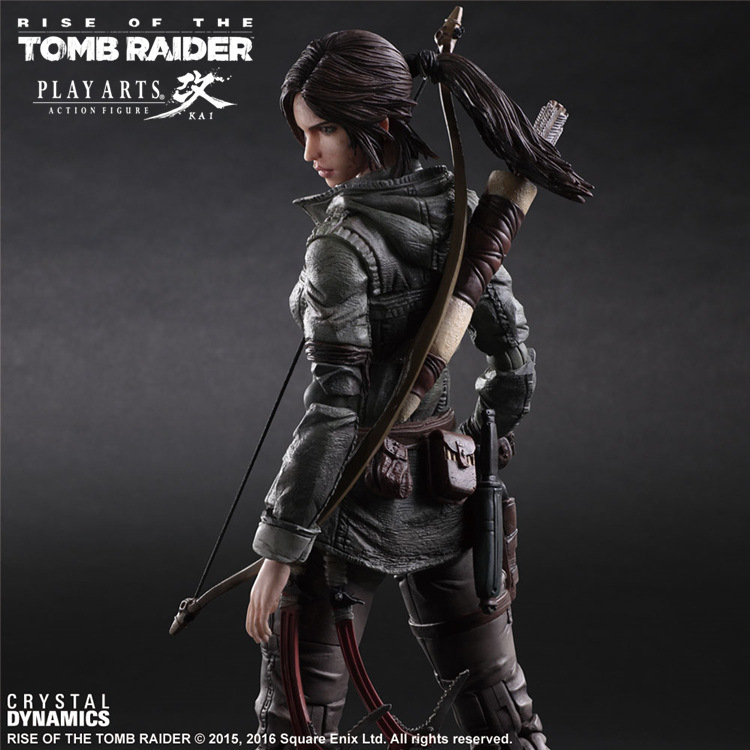 Figurine Play Arts Square Enix Lara Croft Tomb Raider, 26 Cm, PVC, Neuve Sous Blister