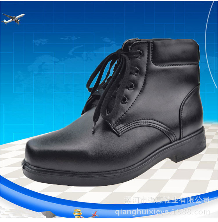 真皮07士兵絨皮鞋