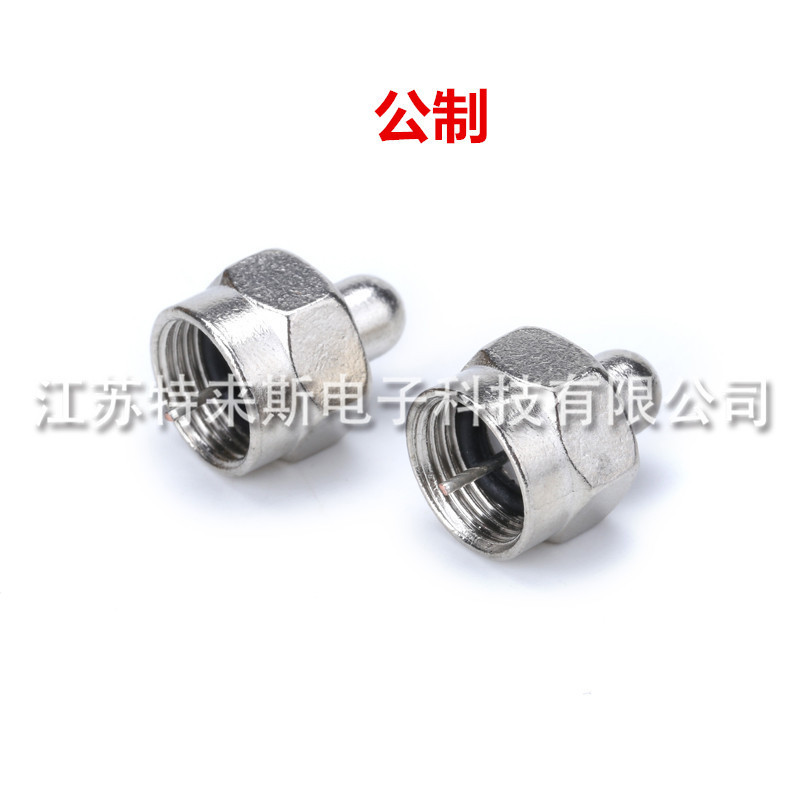 Terminal 75Ω metric load reverse resistance cable TV connector metric f head waterproof Terminal 75Ω metric load reverse resistance cable TV connector metric f head waterproof