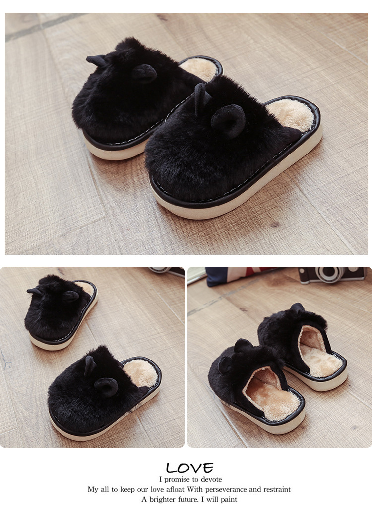 Pantoufles enfants en suède pour hiver - semelle caoutchouc - Ref 1014158 Image 11