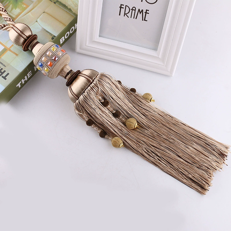 В наличии поставка имитация шелка кисточка висит шип висит мяч занавес аксессуары занавес украшения головы оптом прямые продажи с фабрики