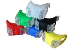 Silicone Frog Light for Bicycle, 6th Generation Frog Light, Warning Dual LED Eye Light Bicycle Accessory Equipment