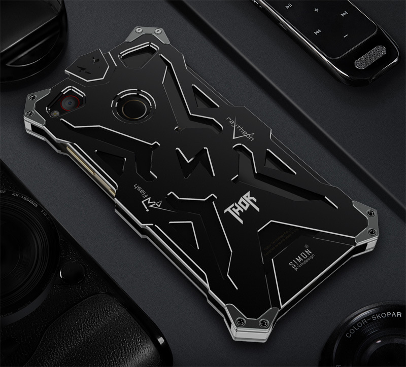 SIMON THOR Aviation Aluminum Alloy Shockproof Armor Metal Case Cover for ZTE nubia Z11 mini S