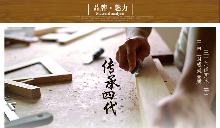 品丽缘特价实木床1.8米 卧室家具双人床 新品简约榉木床1.5m 米