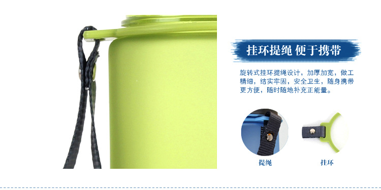 Casino 1000ml large capacity space Cup portable water cup plastic sports cup students outdoor water kettle17