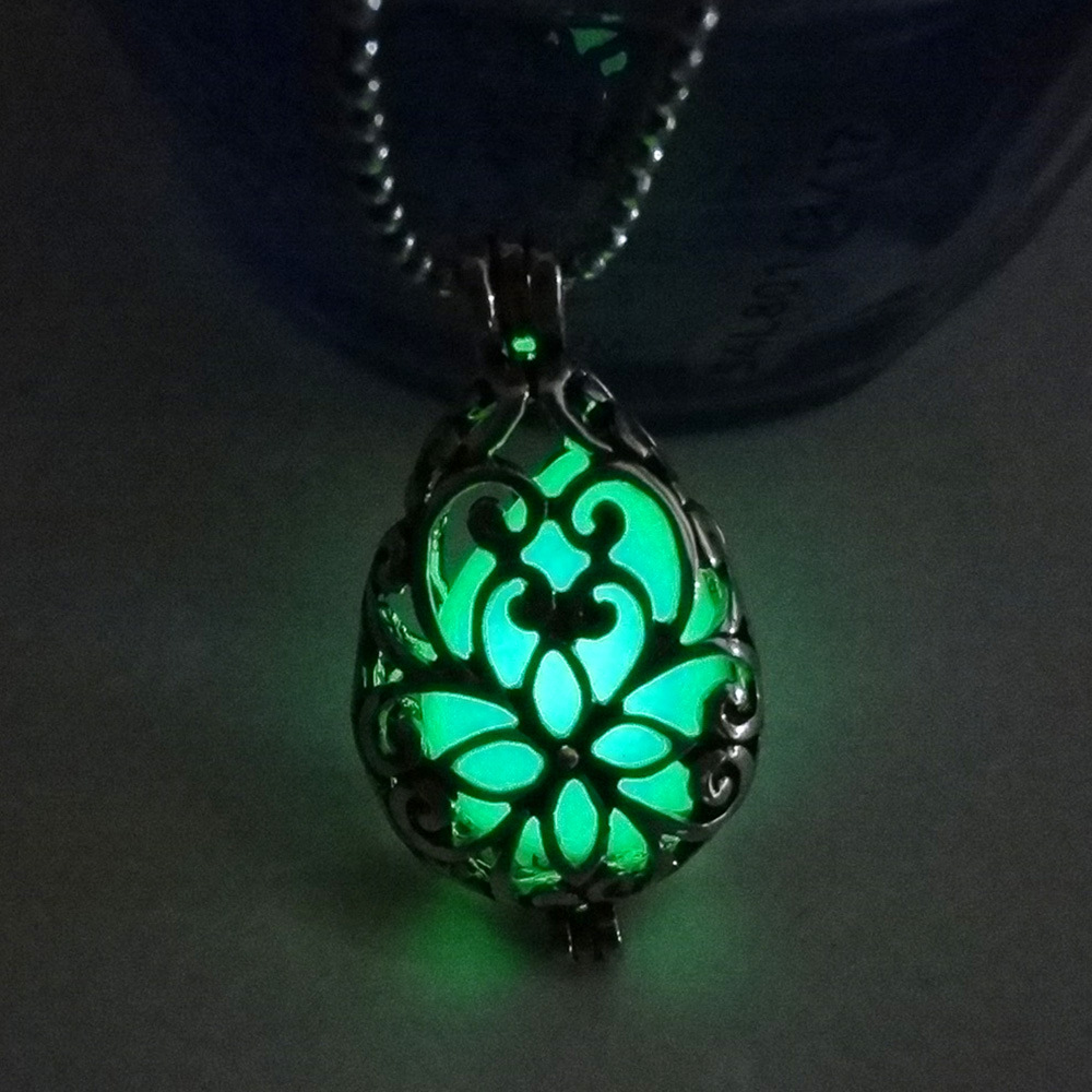 Collier À Pendentif Cage Lumineuse display picture 15