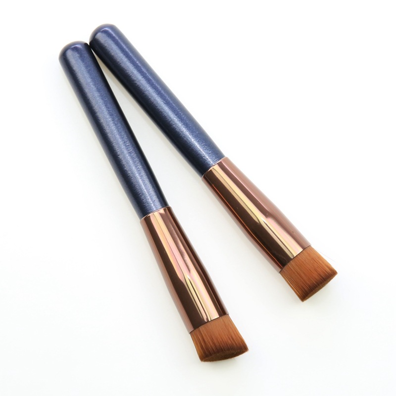 小号平头蓝杆粉底刷