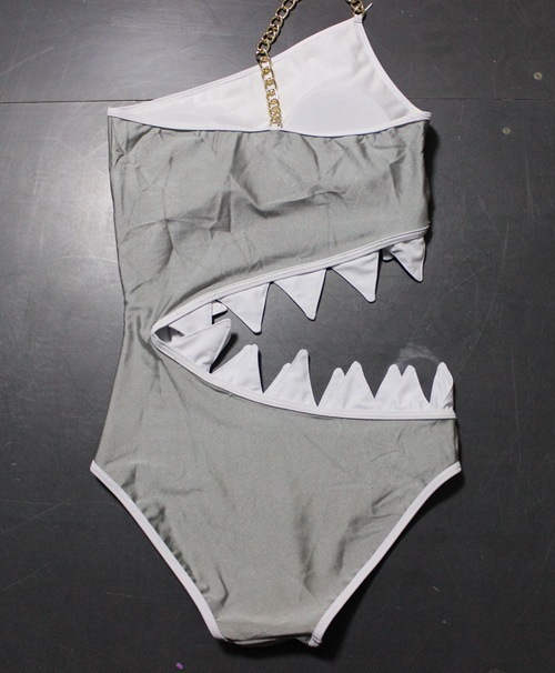 Shark Mouth One-Piece Swimsuit NSHL21418