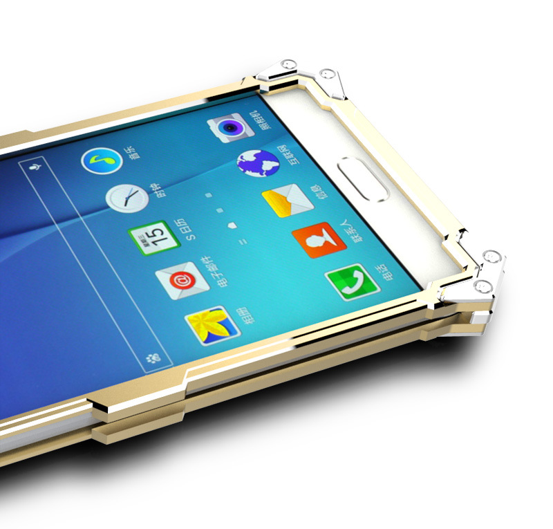 SIMON THOR Aviation Aluminum Alloy Shockproof Armor Metal Case Cover for Samsung Galaxy C7 C7000