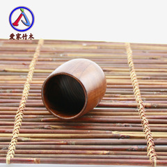Wooden cup, water cup, retro cup, cute solid wood, tea cup, large belly cup