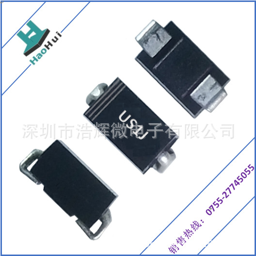 厂家供应贴片US1J    SMA超快速二极管绿色环保现货热销