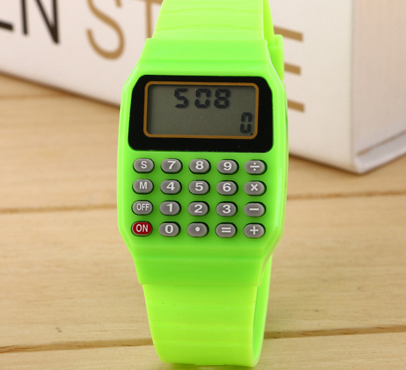 Reloj de computadora fabricante mini calculadora Reloj portátil Taobao AliExpress Estación Internacional