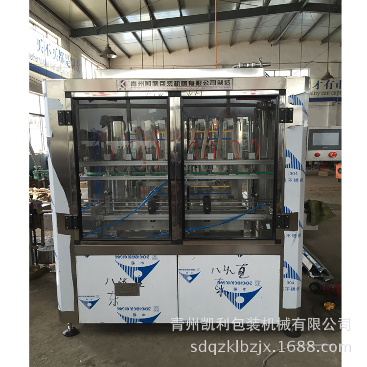 灌装机 灌装设备 4头直线式灌装机 油类灌装机 桶装白酒灌装机