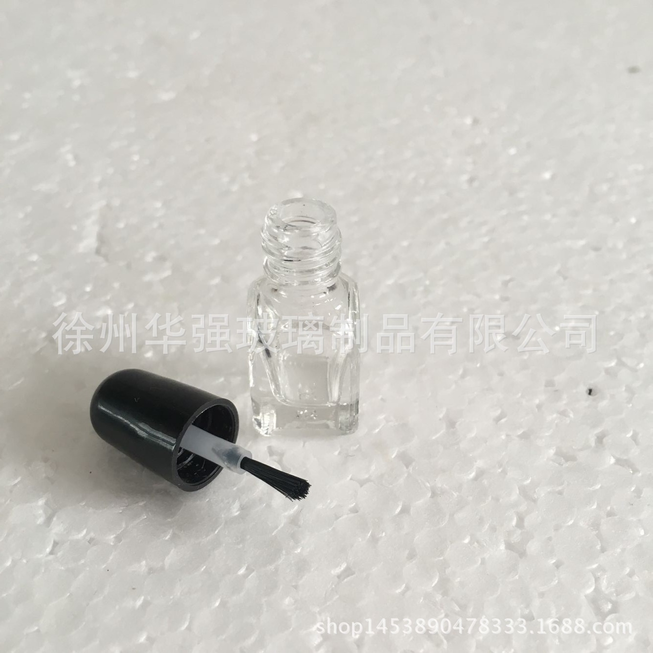 厂家直销5ml10ml15ml玻璃指甲油瓶空瓶 批发透明指甲油瓶子带毛刷